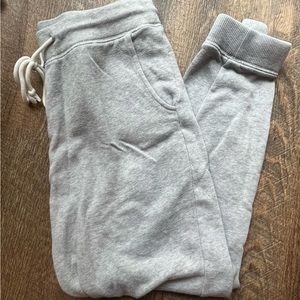 american eagle grey jogger sweatpants - size small